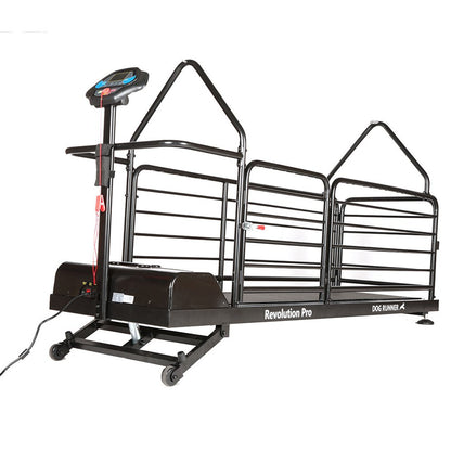 Professional Dog Treadmill for Large Dogs with Motorized Speed Control and Safety Enclosure